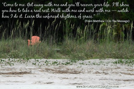 unforced rhythms of grace 10.29.14